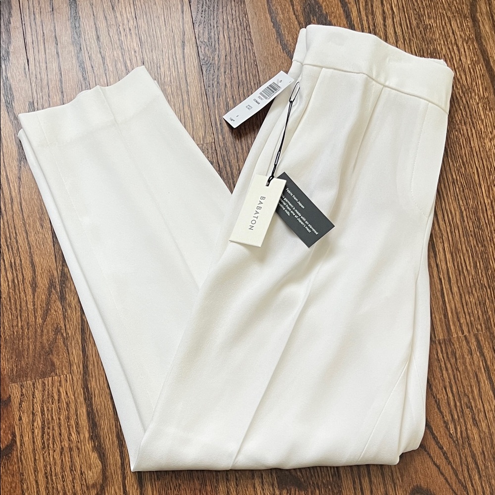 Babaton Crisp White Women's Trousers